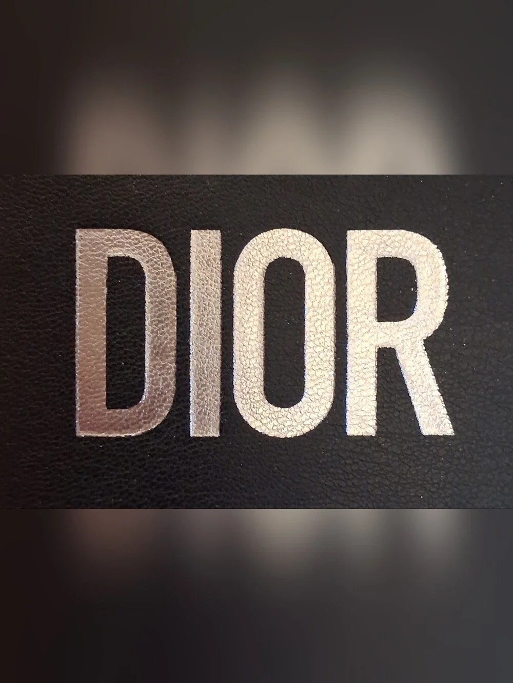 Christian Dior Beauty Black Vegan Travel Cosmetic Makeup Beauty Brush Bag